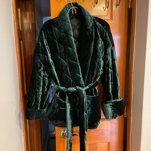 Velour coat